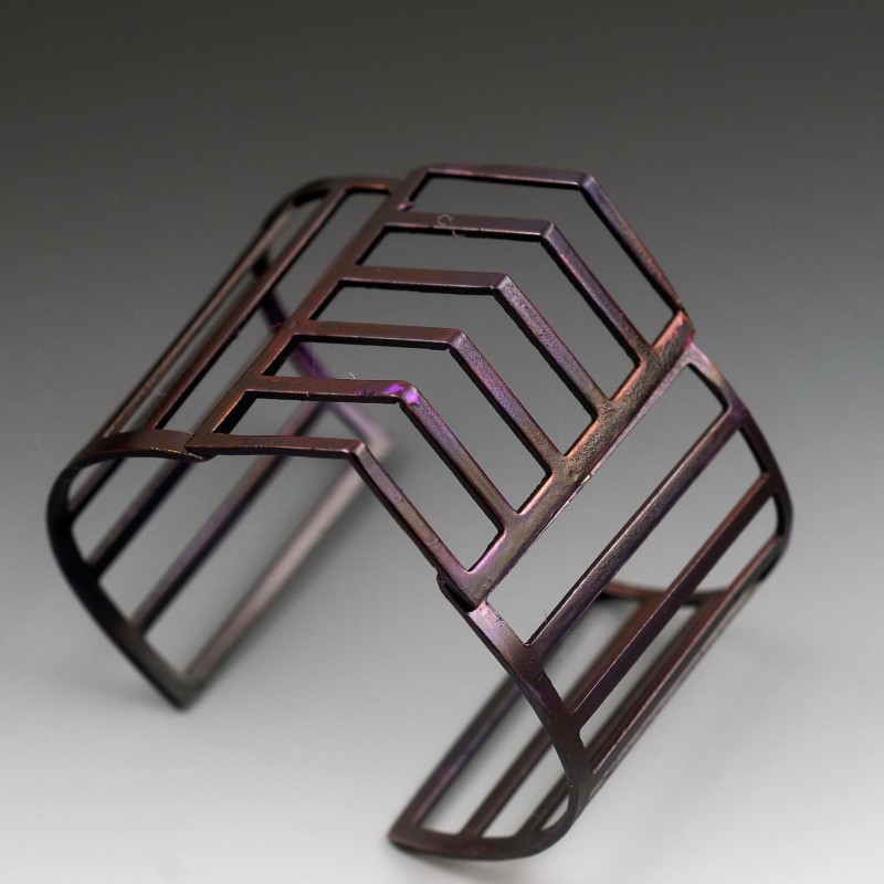 Perforated Steel Jewelry workshop by Bette Barnett