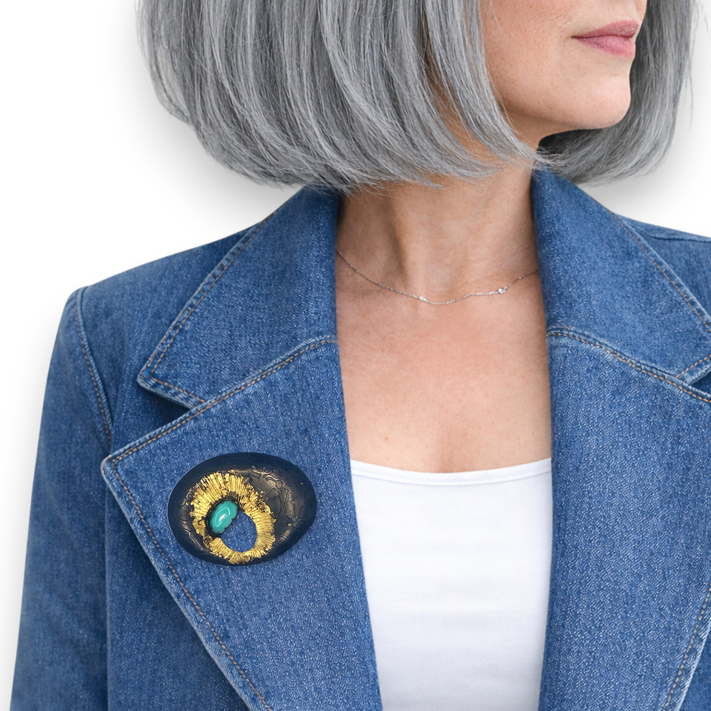 Kagayaki (輝 Luminous) Brooch